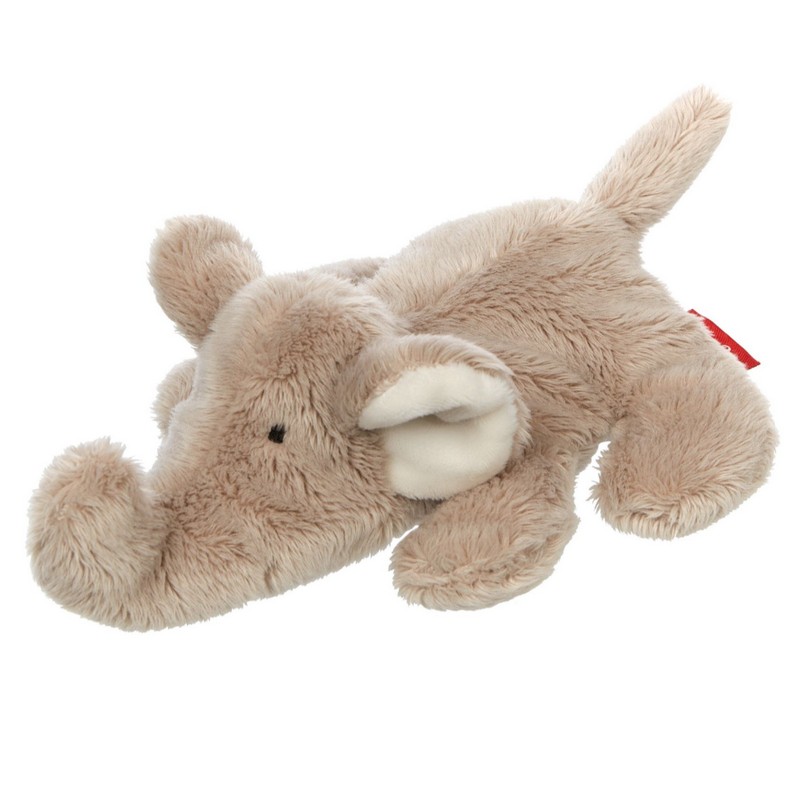 Piccolo peluche morbido a forma di elefante, adatto dai 3 mesi in su
